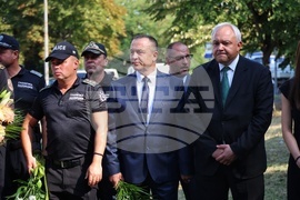 Бургас - загинали полицаи - възпоменателна церемония