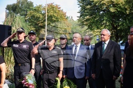 Бургас - загинали полицаи - възпоменателна церемония