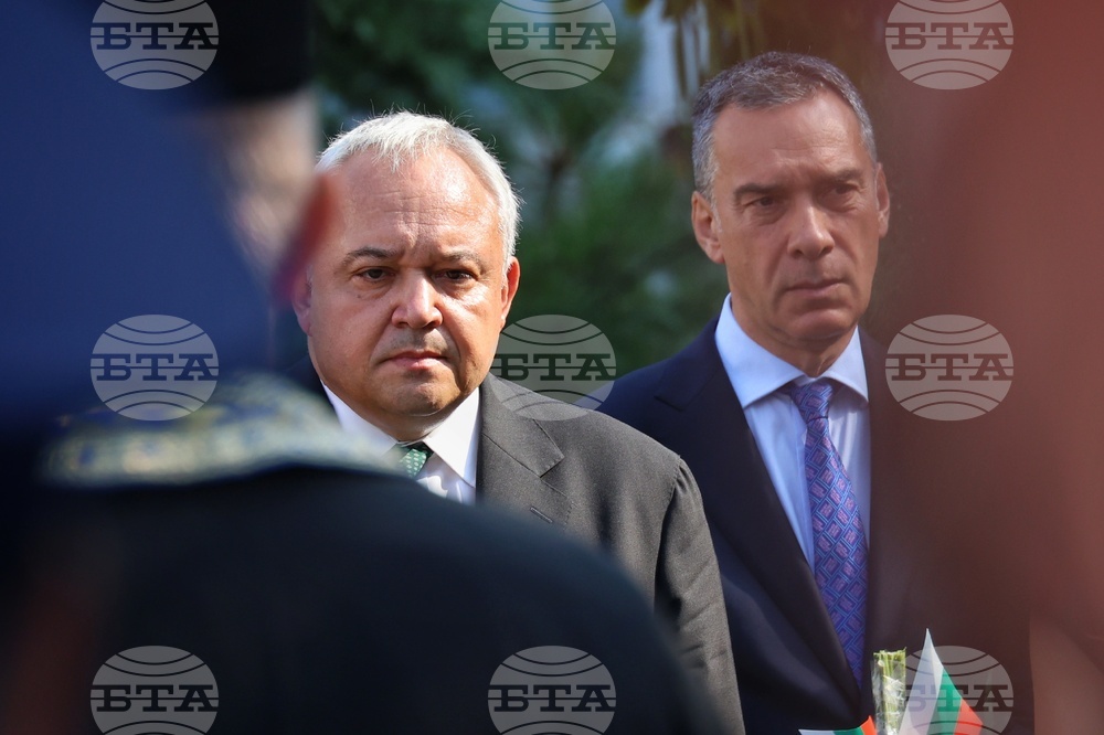 Бургас - загинали полицаи - възпоменателна церемония