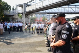 Бургас - загинали полицаи - възпоменателна церемония