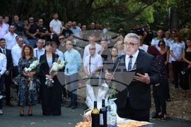 Бургас - загинали полицаи - възпоменателна церемония