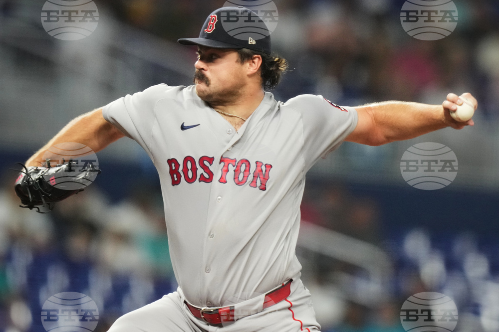 Red Sox Marlins Baseball