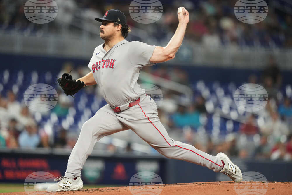 Red Sox Marlins Baseball
