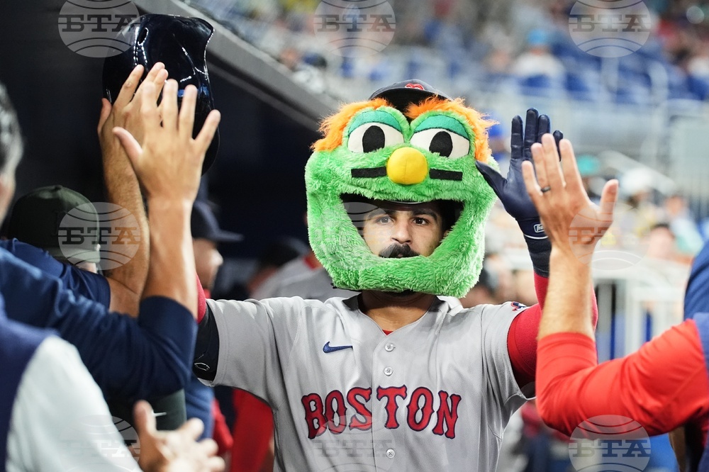Red Sox Marlins Baseball