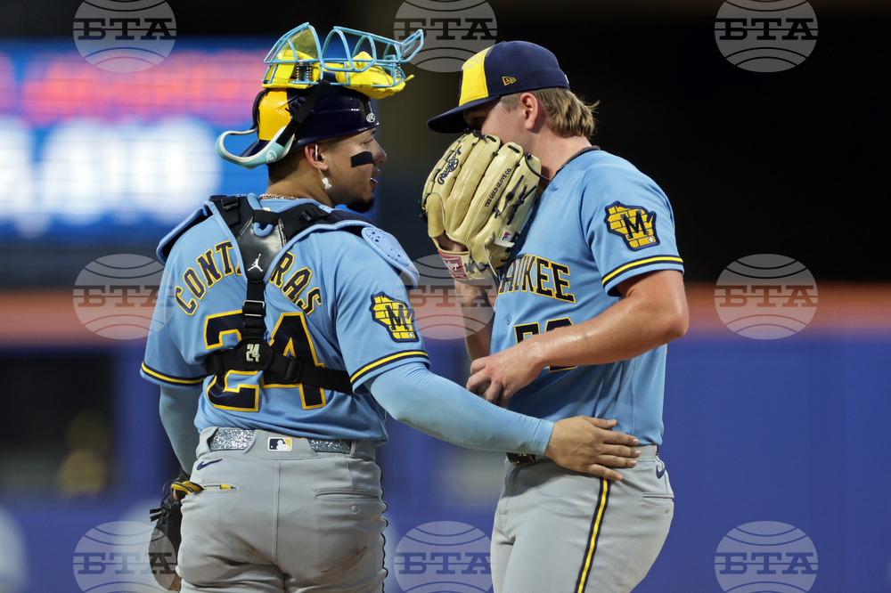 Brewers Mets Baseball
