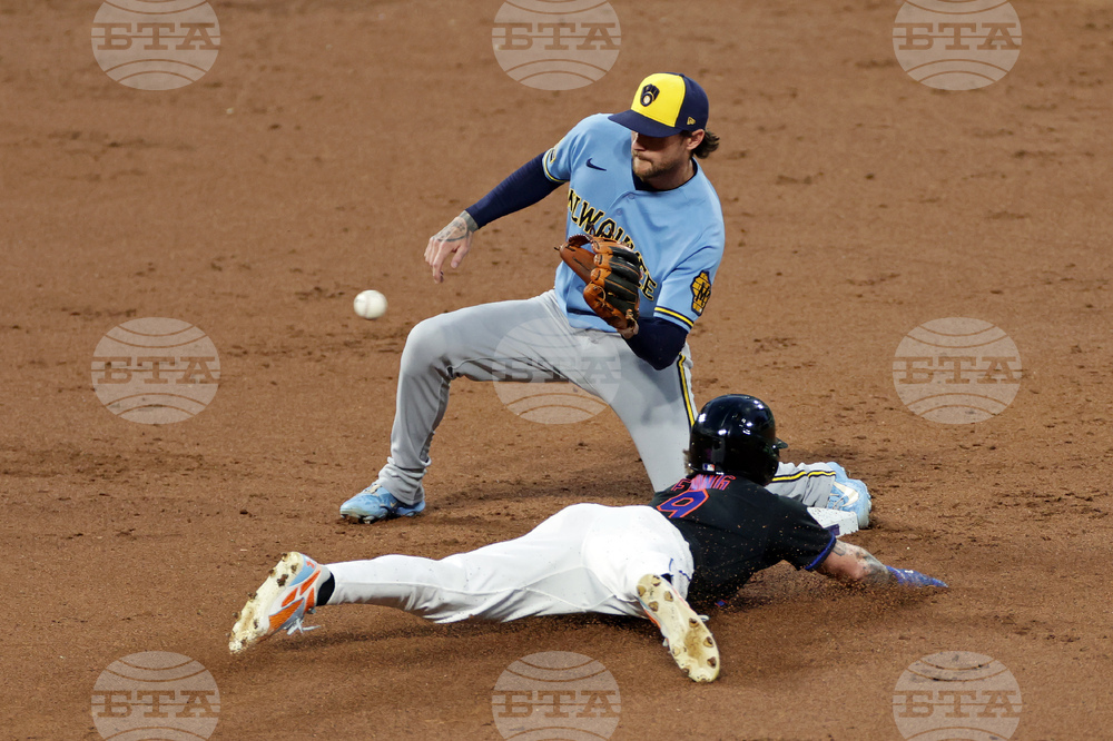 Brewers Mets Baseball