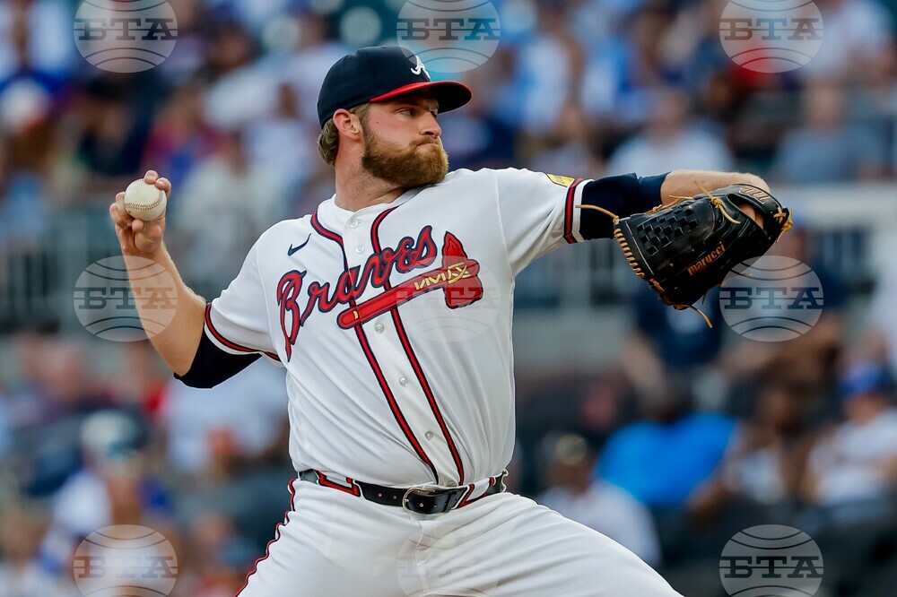 Dodgers Braves Baseball