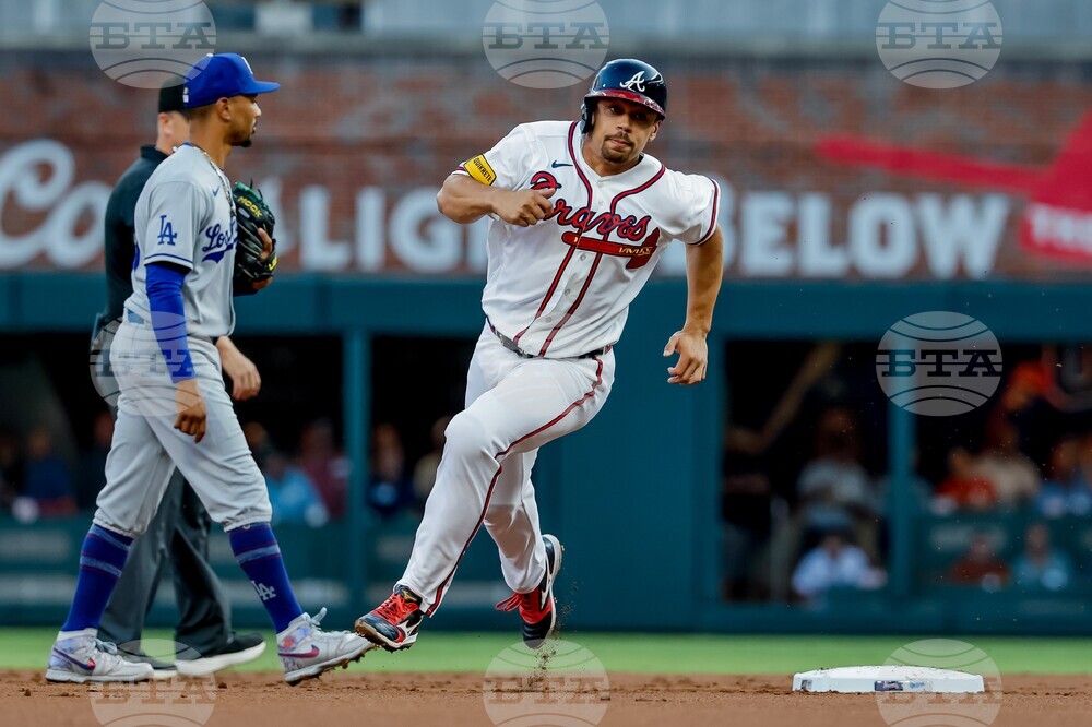 Dodgers Braves Baseball