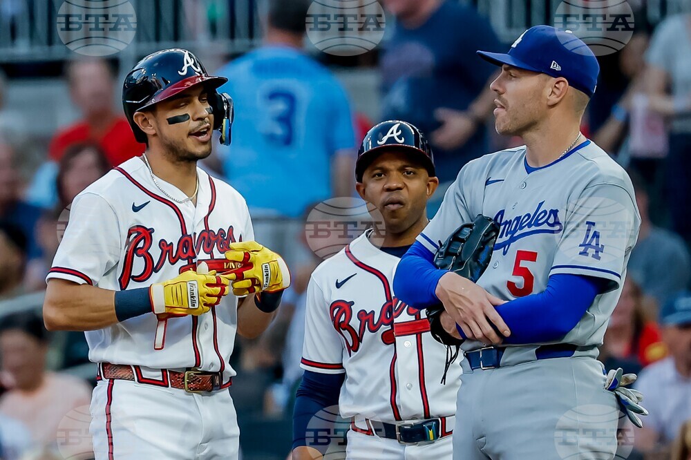 Dodgers Braves Baseball