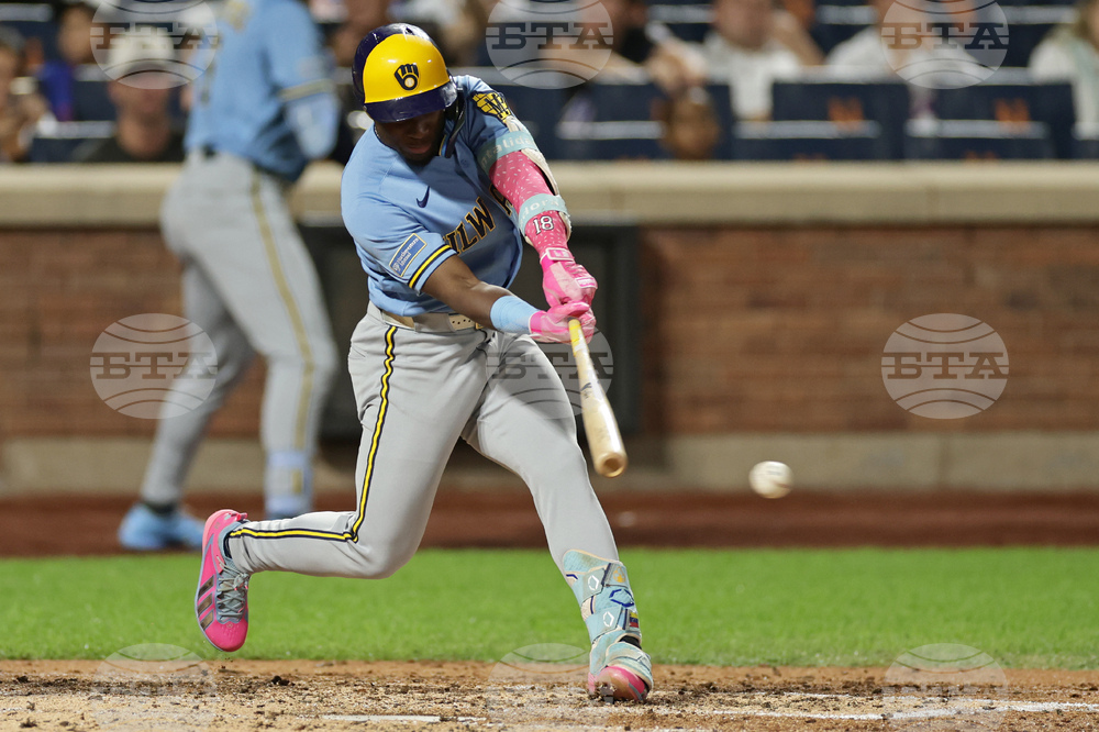 Brewers Mets Baseball