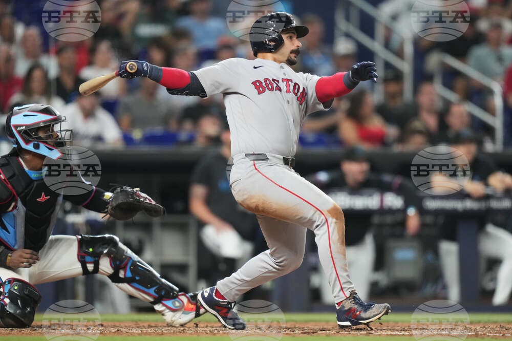 Red Sox Marlins Baseball