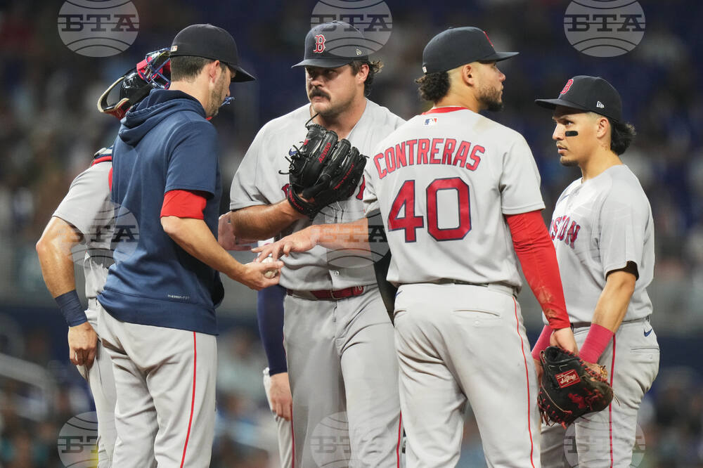 Red Sox Marlins Baseball