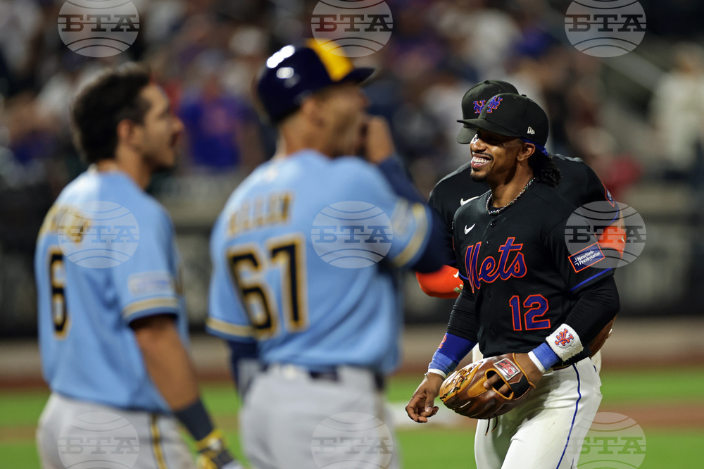 Brewers Mets Baseball