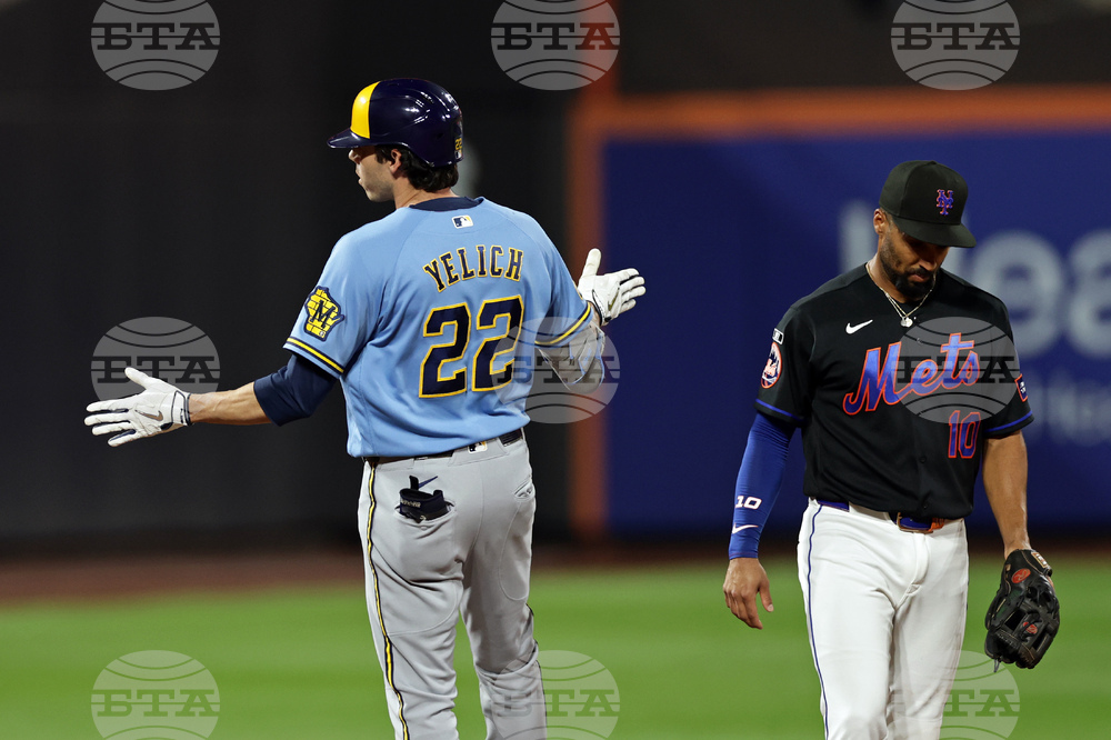 Brewers Mets Baseball