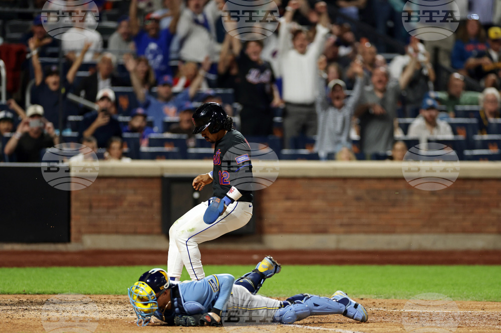 Brewers Mets Baseball