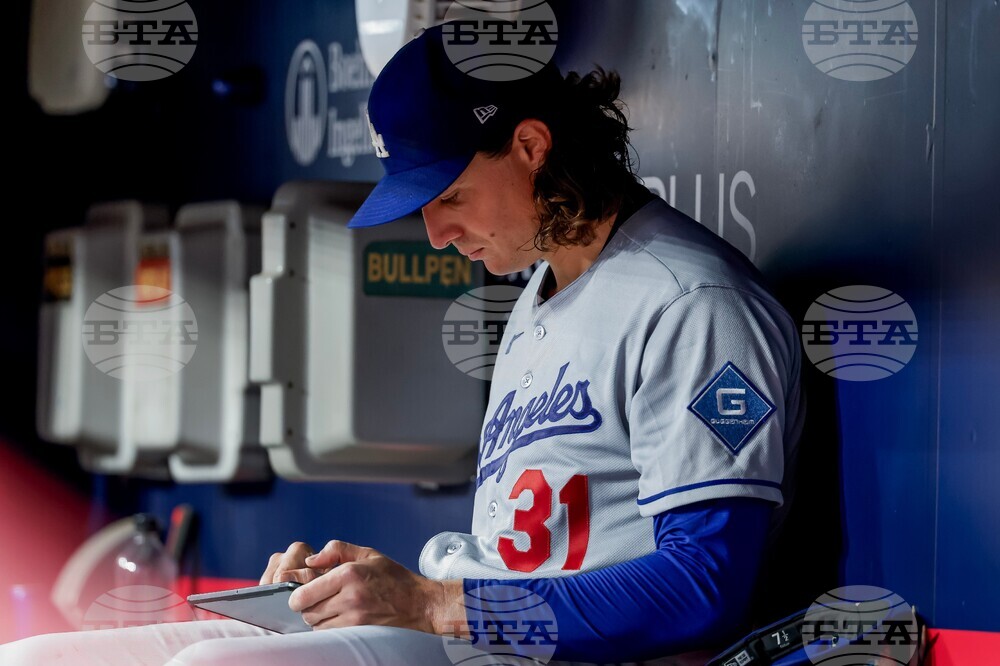 Dodgers Braves Baseball