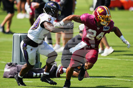 Ravens Commanders Camp Football