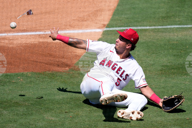 APTOPIX Guardians Angels Baseball