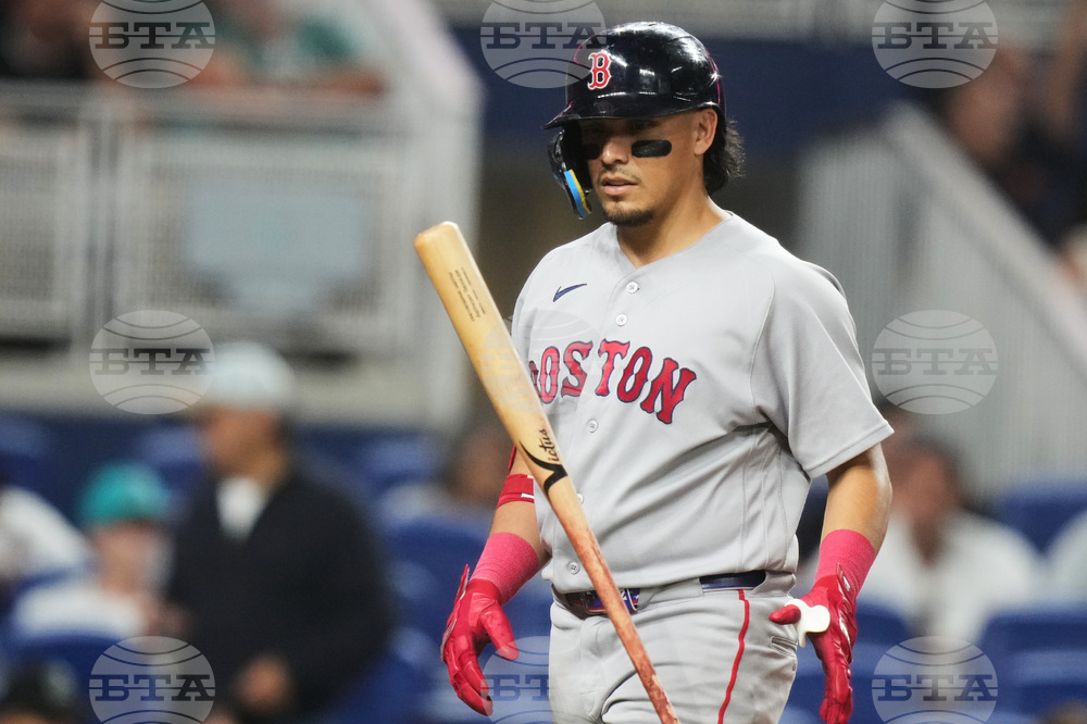 Red Sox Marlins Baseball