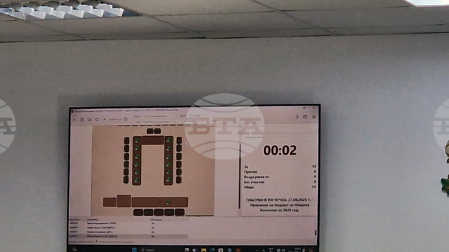 Общинските съветници в Антоново подкрепиха единодушно бюджета на Общината за 2026 г. в размер на над 8,3 млн. евро