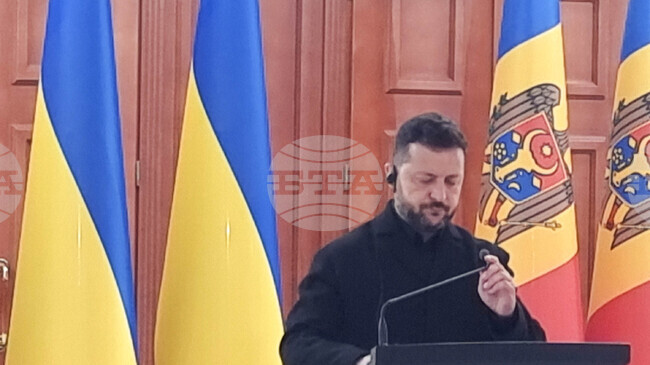 Когато си съсед на Русия, трябва да си сътрудничиш възможно най-тясно с всички останали съседи, с всички свободни нации, каза Зеленски