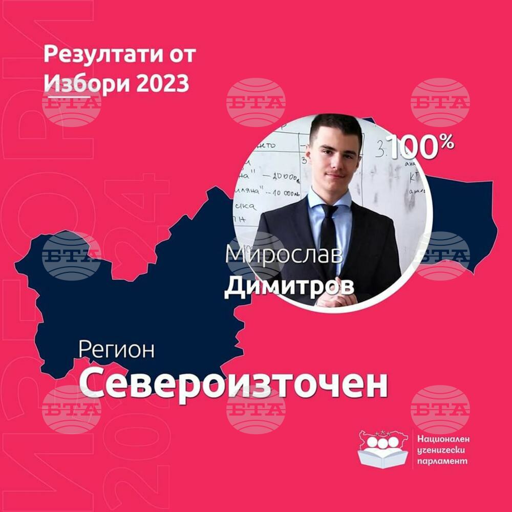 Ученик от Търговище става член на Управителния съвет на Националния ученически парламент