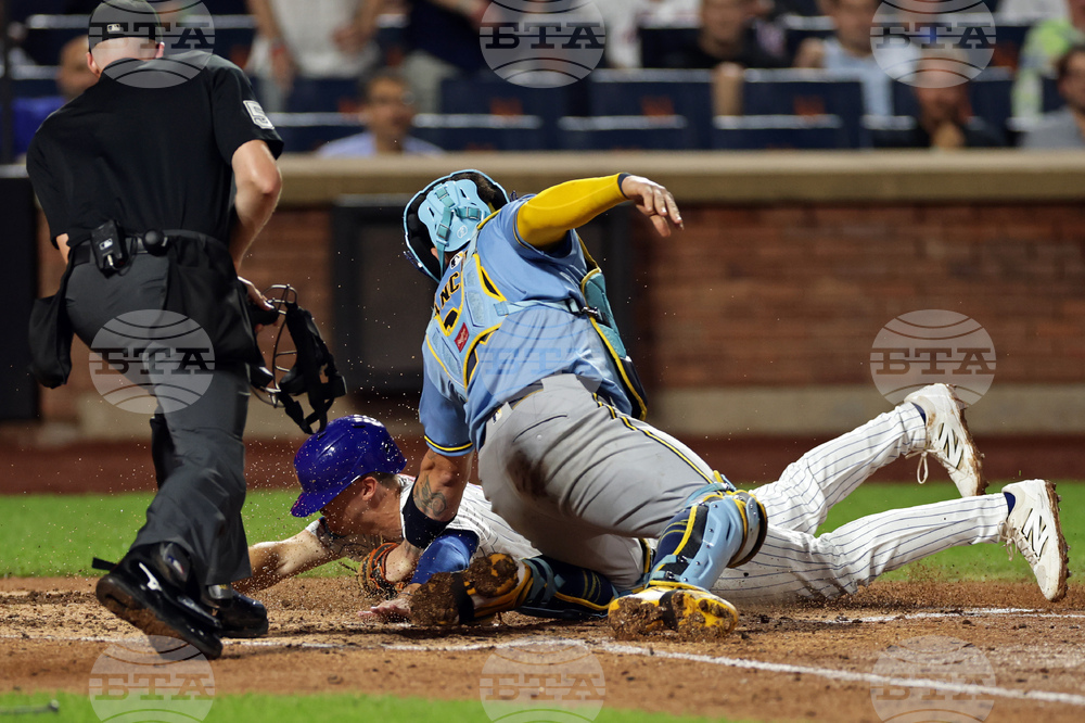 Brewers Mets Baseball
