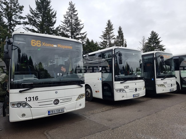 Столичната община увеличава автобусите до Витоша