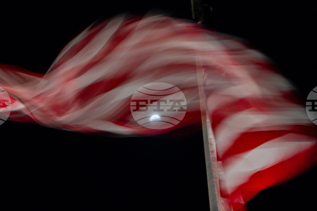 APTOPIX Washington Lunar Eclipse