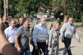 Село Струмяни - наводнения - Румен Радев