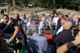 Село Струмяни - наводнения - Румен Радев