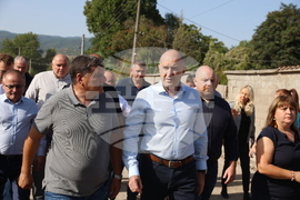 Село Струмяни - наводнения - Румен Радев