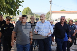 Село Струмяни - наводнения - Румен Радев