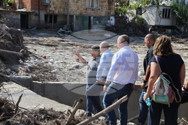 Село Струмяни - наводнения - Румен Радев