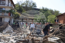 Село Струмяни - наводнения - Румен Радев