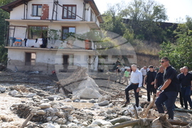 Село Струмяни - наводнения - Румен Радев