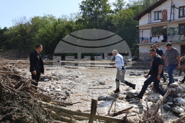 Село Струмяни - наводнения - Румен Радев