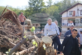 Село Струмяни - наводнения - Румен Радев