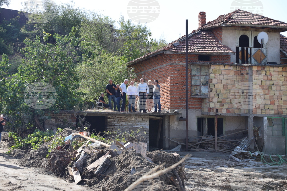  Село Струмяни - наводнения - Румен Радев