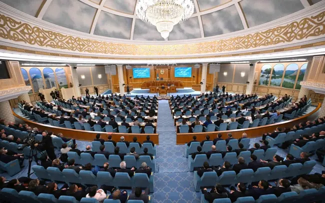 Казинформ: На първото заседание на новия парламент президентът на Казахстан говори за непредсказуемите глобални катаклизми и потенциала на ИИ