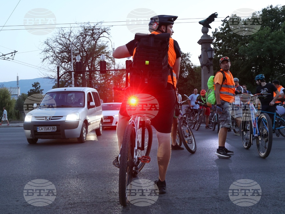 Орлов мост - велосипедисти - протест