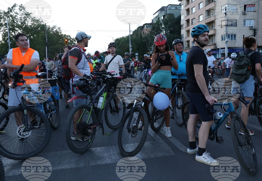 Орлов мост - велосипедисти - протест