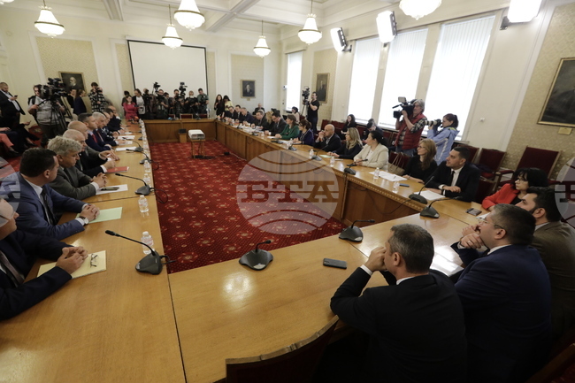 ГЕРБ-СДС - БСП - среща 