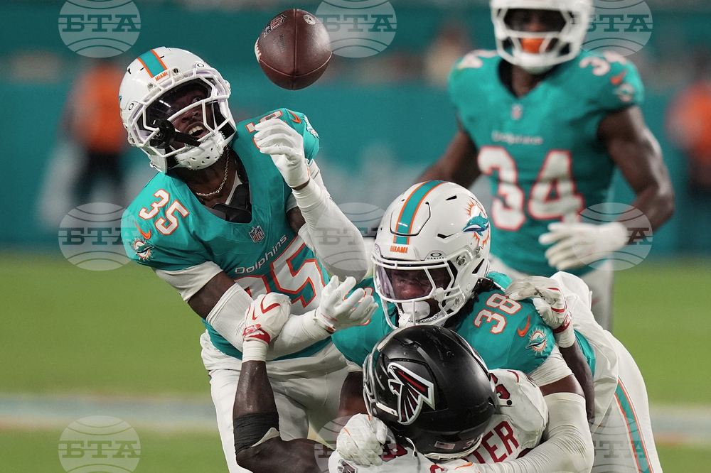 APTOPIX Falcons Dolphins Football