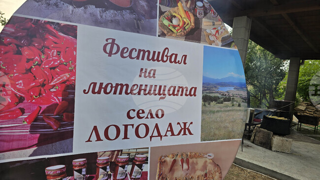 За пета поредна година благоевградското село Логодаж бе домакин на Фестивал на лютеницата