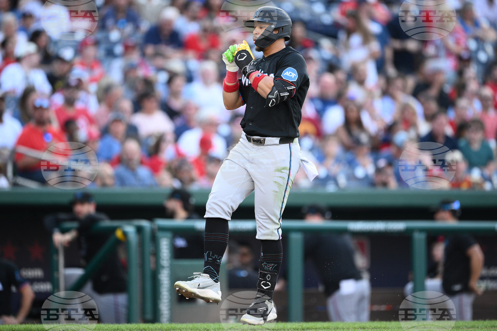 Marlins Nationals Baseball