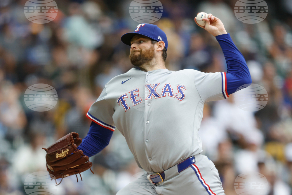 Rangers Brewers Baseball