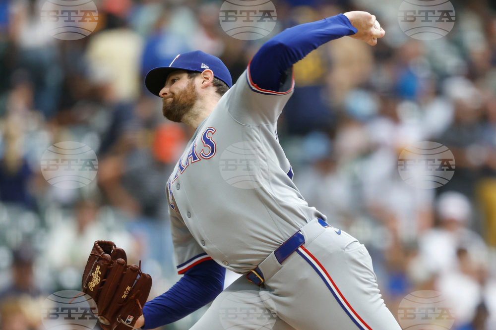 Rangers Brewers Baseball