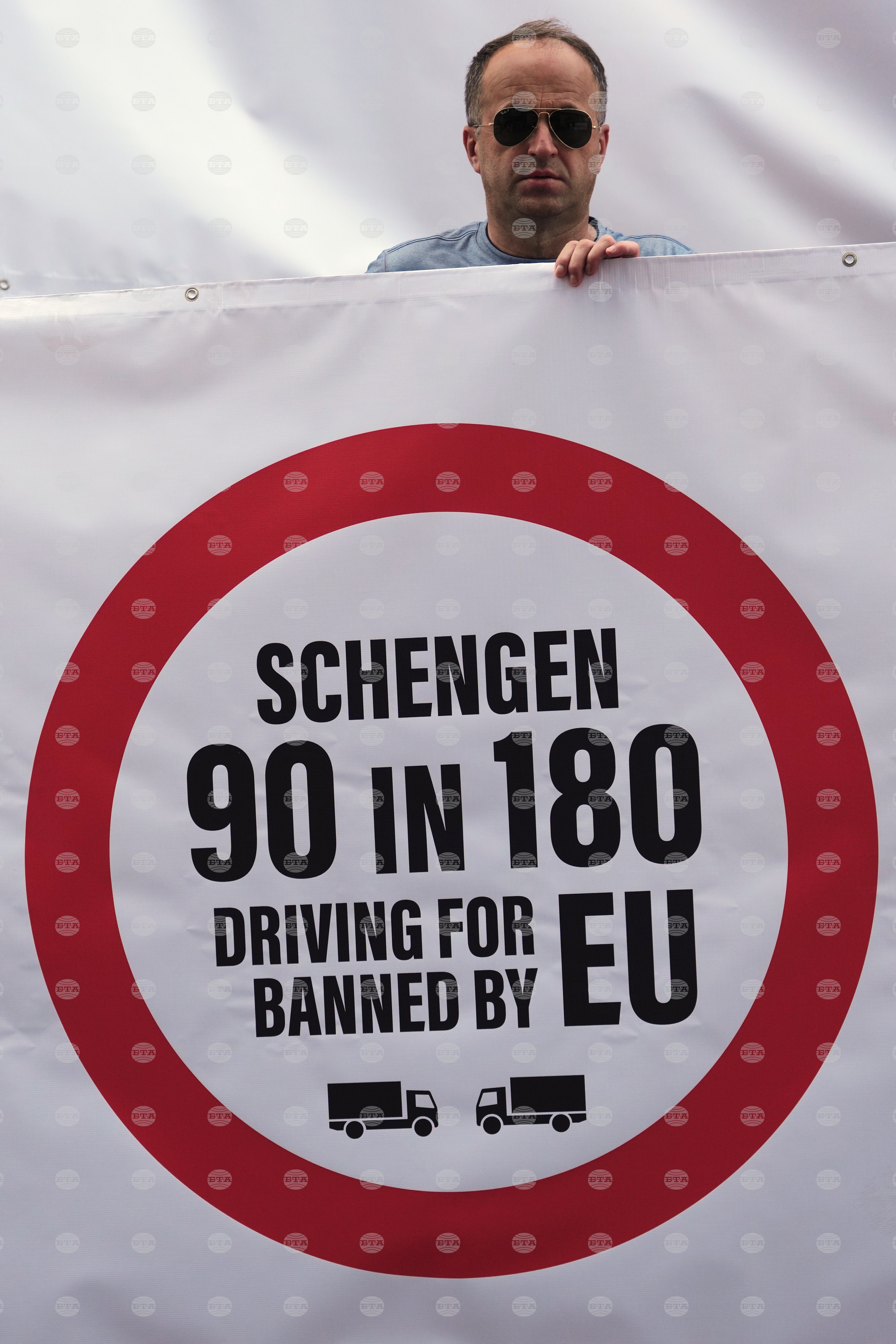 Serbia Truckers Protest