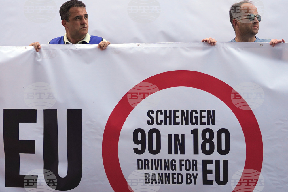 Serbia Truckers Protest